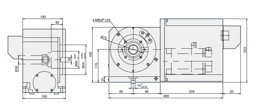 Поворотный стол c ЧПУ GSA CNC-120R ø120мм